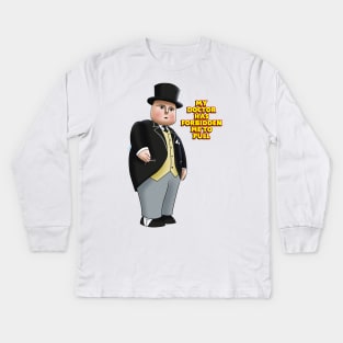 Fat Controller "forbidden to pull" Kids Long Sleeve T-Shirt